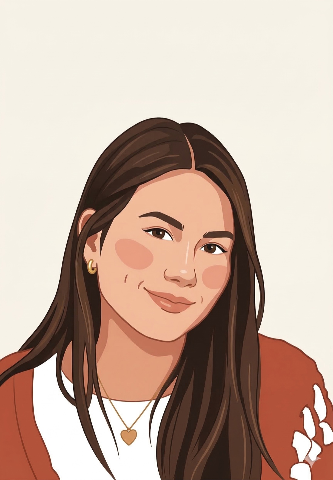 Illustrated portrait of Aliia, facilitator of The Return to Her